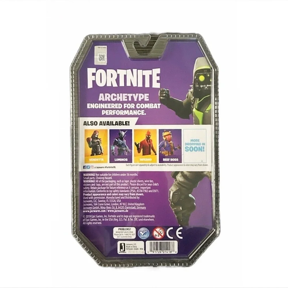 Epic Games Fortnite‎ Archetype Solo Mode Core Figure Harvest Snap Build Jazwares